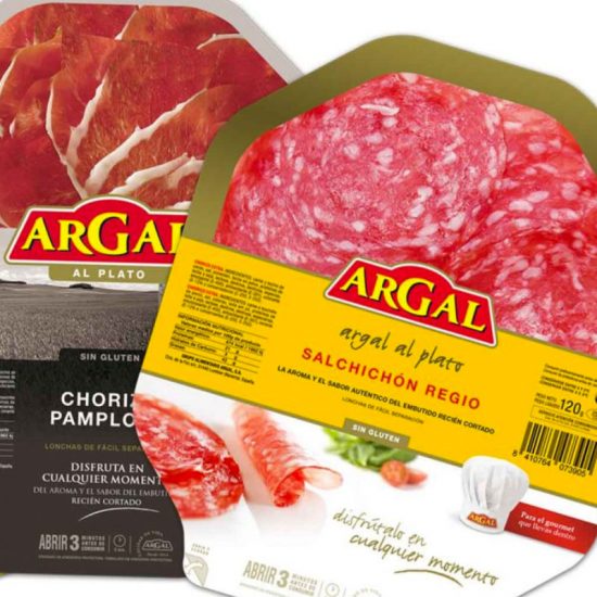 diseno blisters jamon argal 550x550 - Creación de packaging para línea de productos