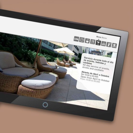 diseno de app hoteles 550x550 - Diseño de app y vídeo de promoción para hoteles