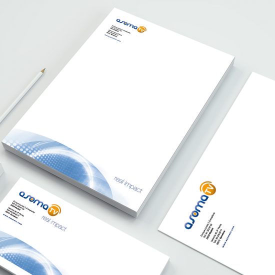 diseno de papeleria corporativa barcelona 550x550 - Branding para marca audiovisual