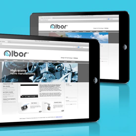 diseno de website industrial 550x550 - Diseño web para empresa industrial