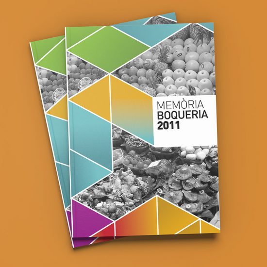 diseno memoria boqueria 550x550 - Diseño y maquetación de memoria anual