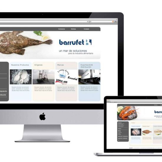 diseno website alimentacion 550x550 - Arquitectura gráfica y diseño web