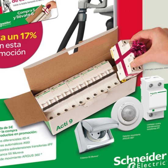 promocion productos electricos 550x550 - Elementos gráficos para campaña promocional