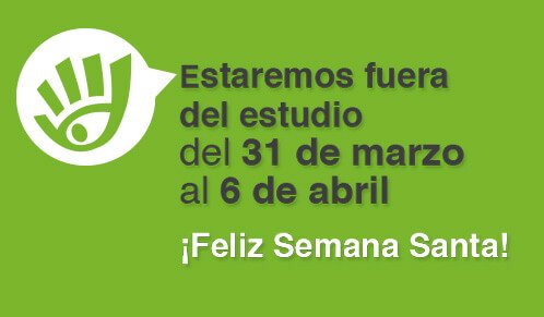 mediactiu semana santa estudio diseño grafico barcelona - Nos vamos de vacaciones!