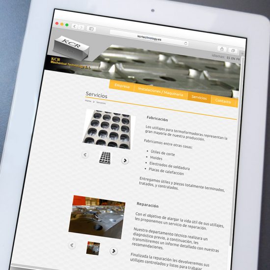 diseno de pagina web industrial barcelona 550x550 - Diseño web para el sector industrial
