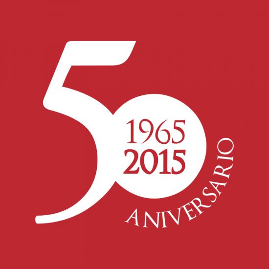 logotipo 50 aniversario 550x550 - Diseño de branding conmemorativo