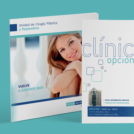 diseno de catalogo clinica 550x550 - Diseño de papelería y catálogos para clínica