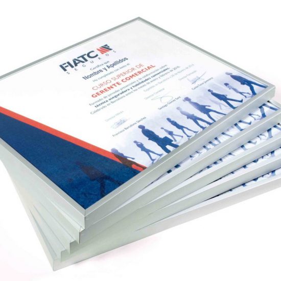 diseno de diploma barcelona 550x550 - Diseño y producción de diplomas RRHH