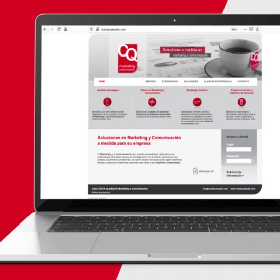 diseno de website barcelona 550x550 - Web para empresa de marketing
