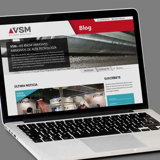 diseno de blog para web 550x550 - Creación de website tipo blog