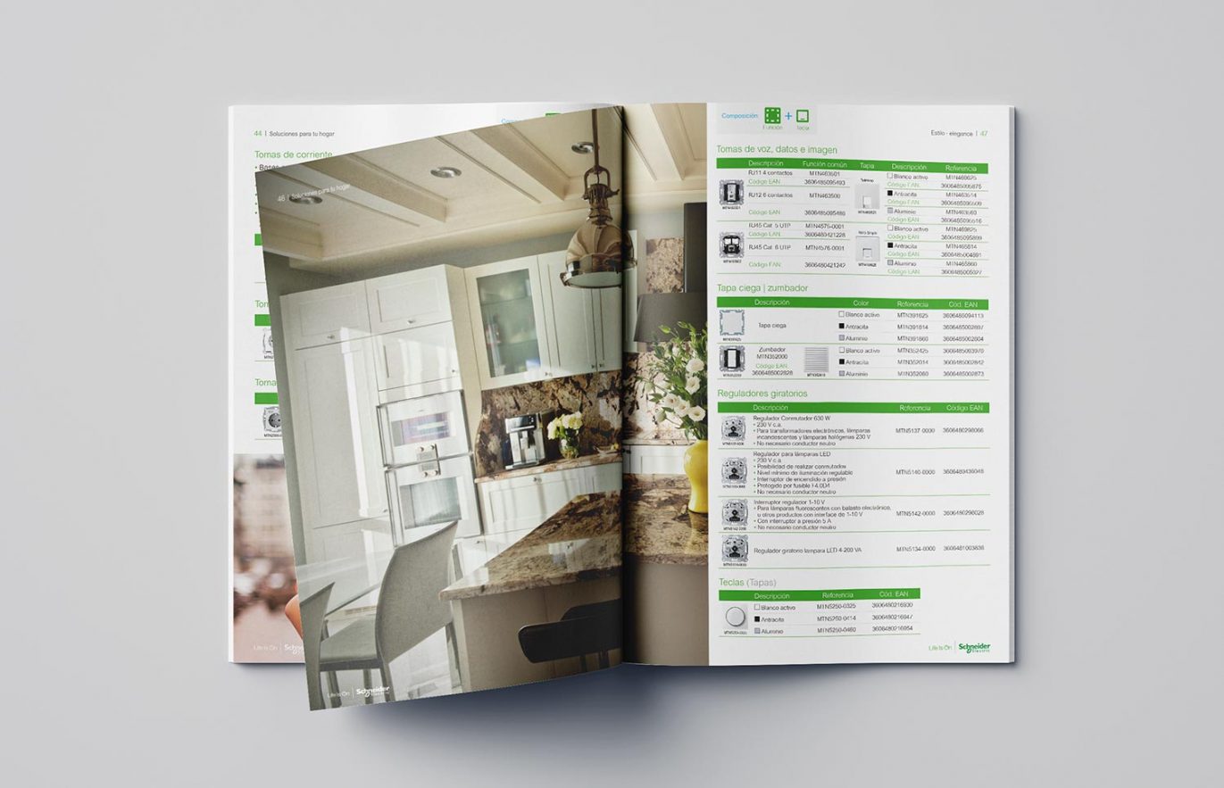 diseno de catalogo de productos 1 1371x883 - Dise&ntilde;o y maquetaci&oacute;n de cat&aacute;logo Schneider Electric