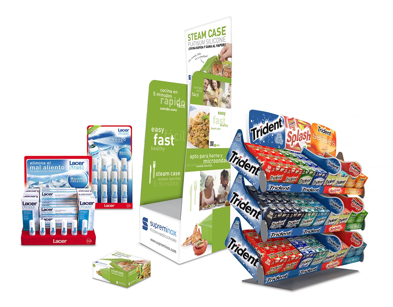 diseño de expositores PLV y estuches