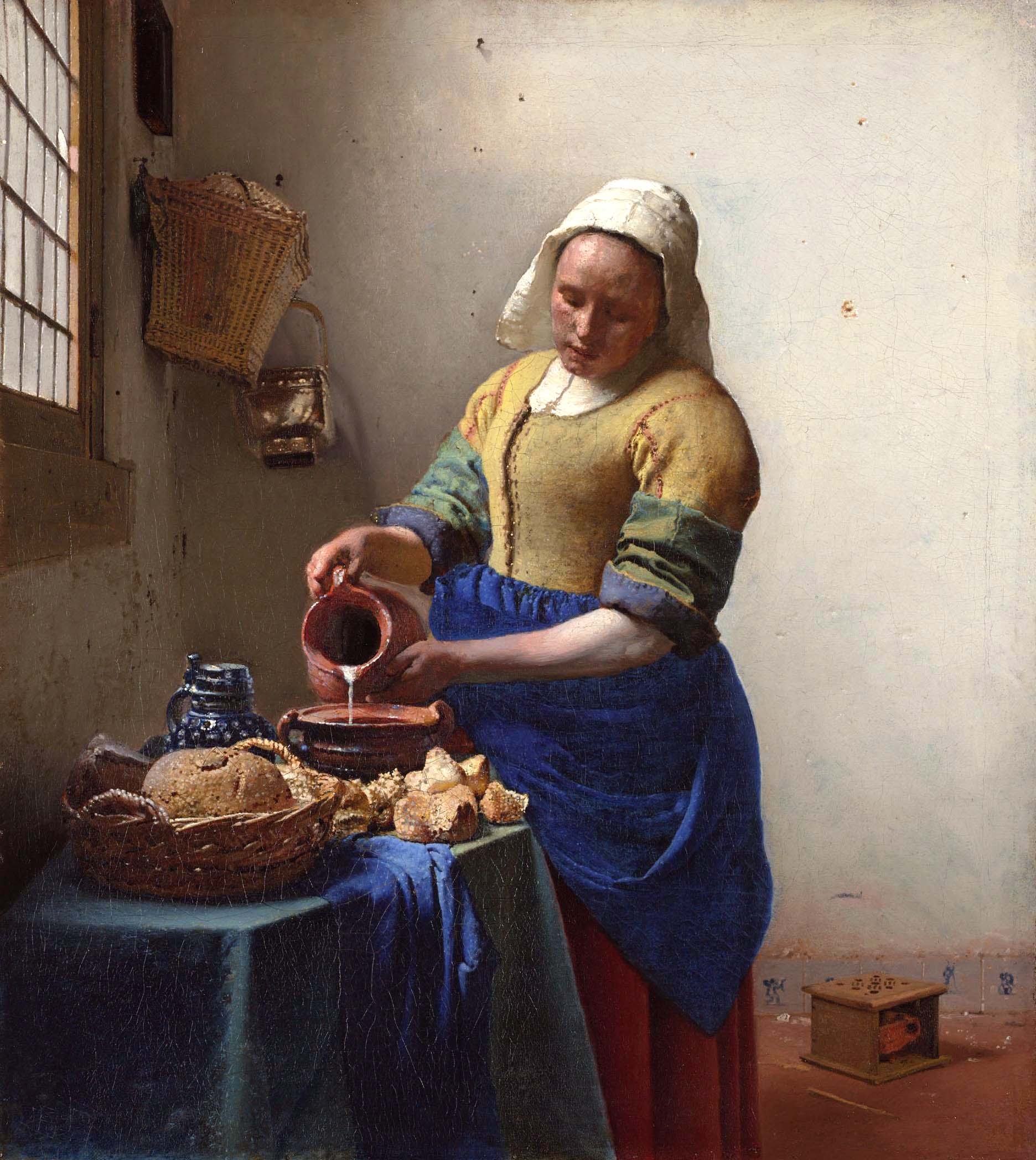 Vermeer La Lechera historia - Historia del diseño gráfico en el sector de la alimentación