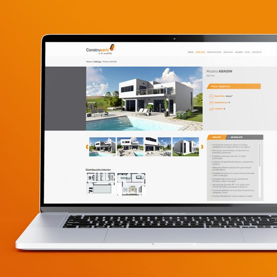 diseno de web empresa construccion 550x550 - Diseño y programación de website