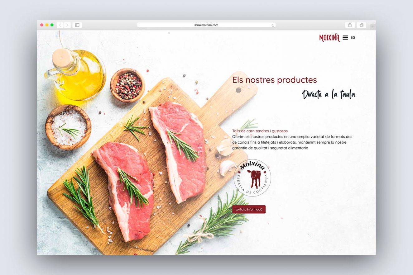 creacion de pagina web sector alimentario 1325x883 - Reposicionamiento de producto para una empresa distribuidora del sector cárnico