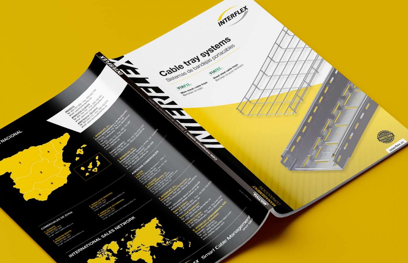 Proyecto de catálogo industrial realizado por nuestro estudio, con estrategia, diseño y ejecución profesional