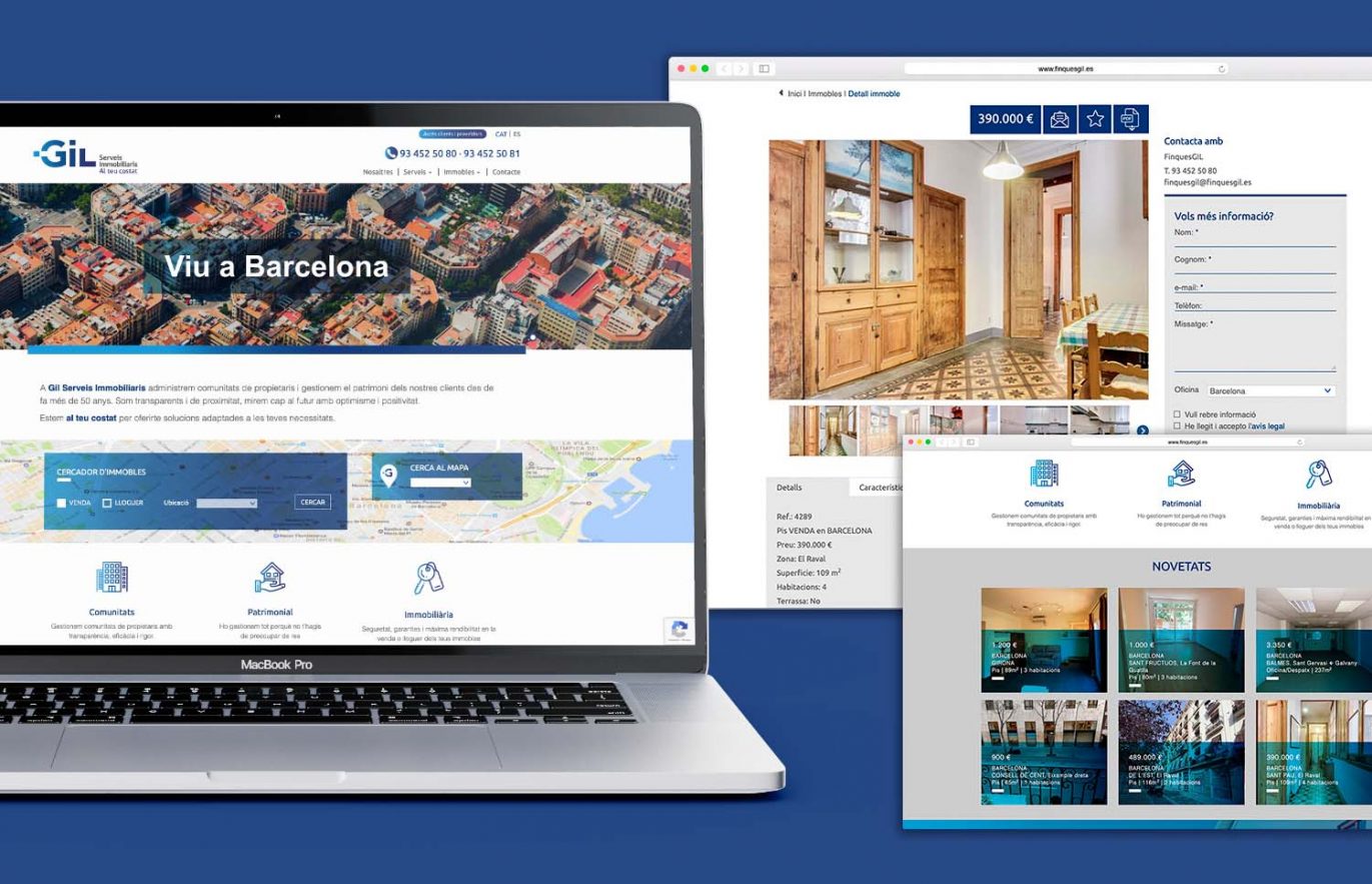 creacion web para sector inmobiliario